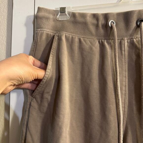 Psycho Bunny Men’s Embroidered Bunny French Terry Sweatpant Taupe Size Small - Picture 4 of 10